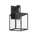 Preston One Light Wall Lantern in Matte Black