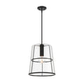 Alonzo One Light Pendant in Matte Black