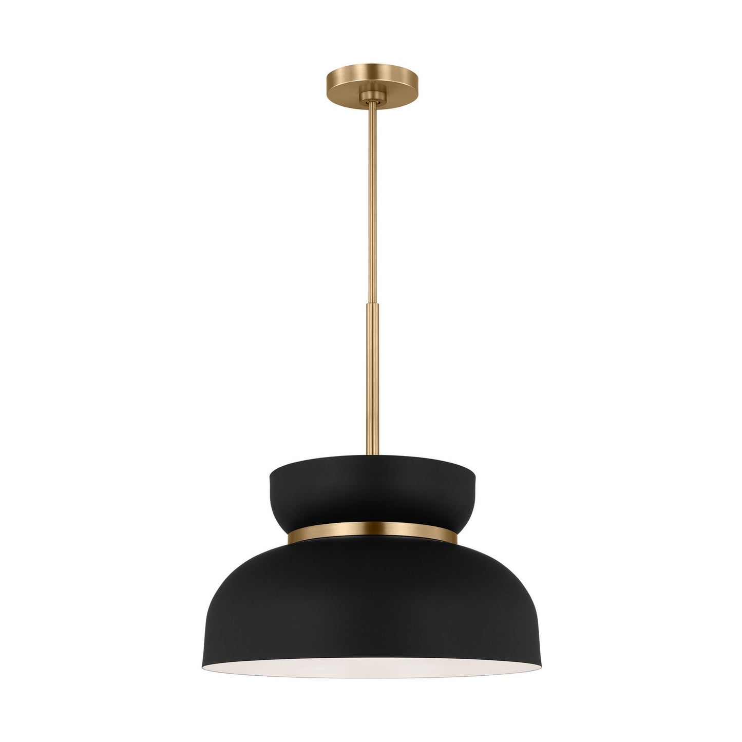 Pemberton One Light Pendant in Midnight Black
