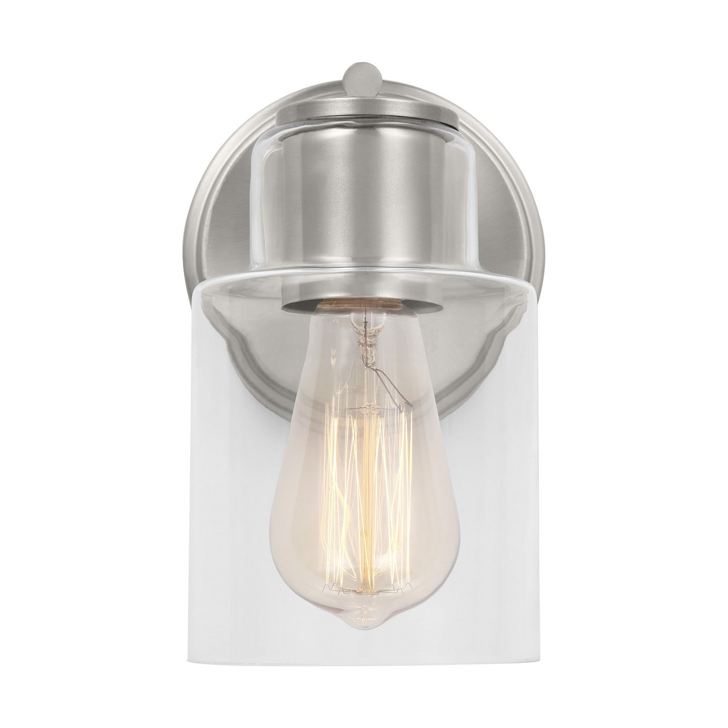 Sayward One Light Wall Sconce in Brushed Steel