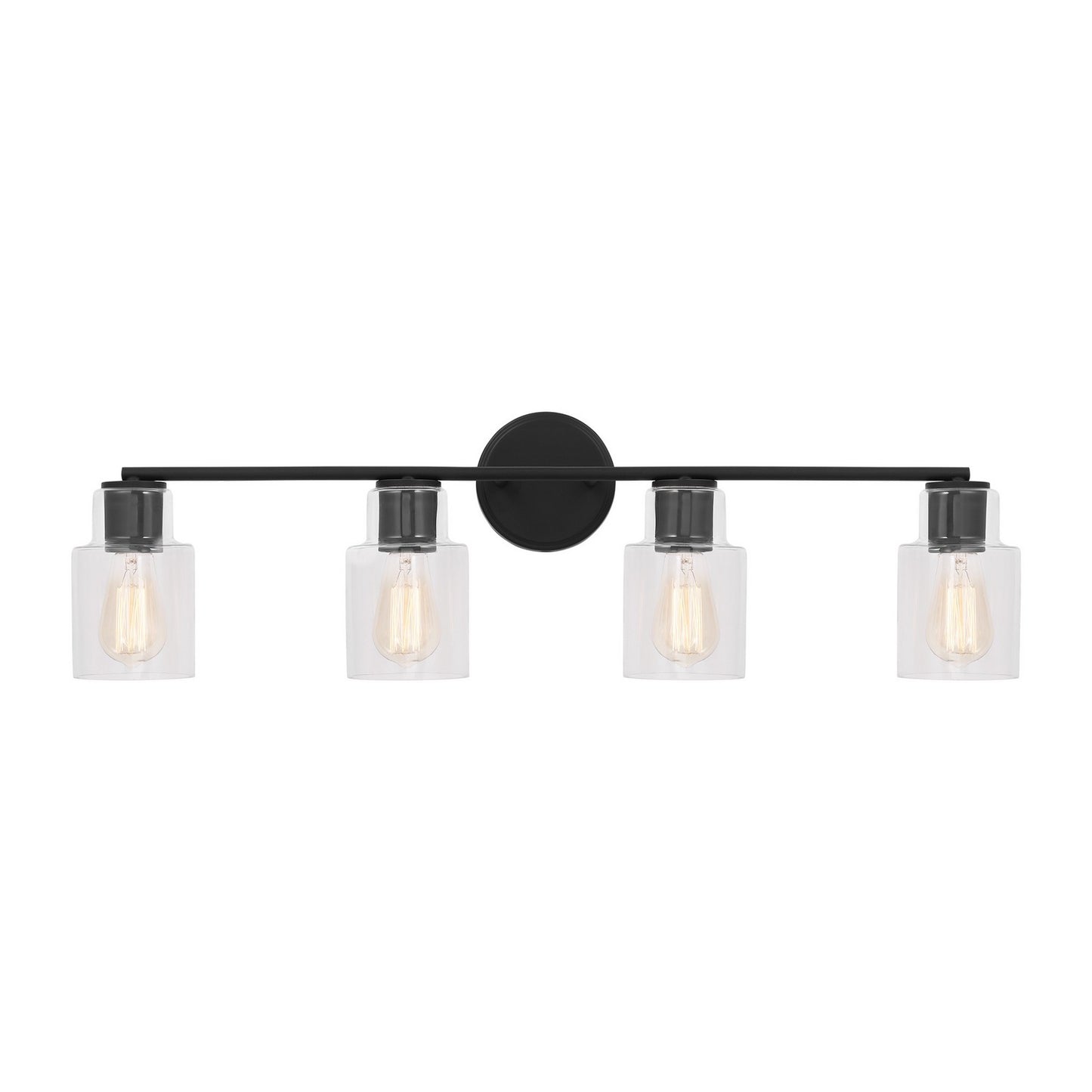 Sayward Four Light Bath in Midnight Black