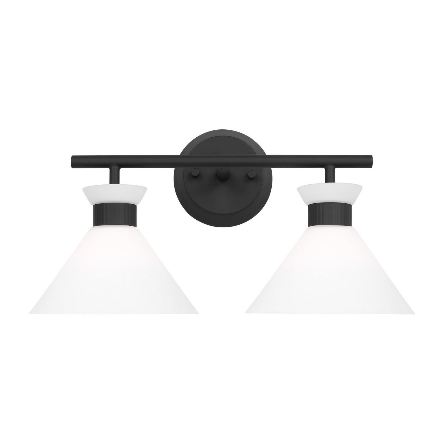 Belcarra Two Light Bath in Midnight Black
