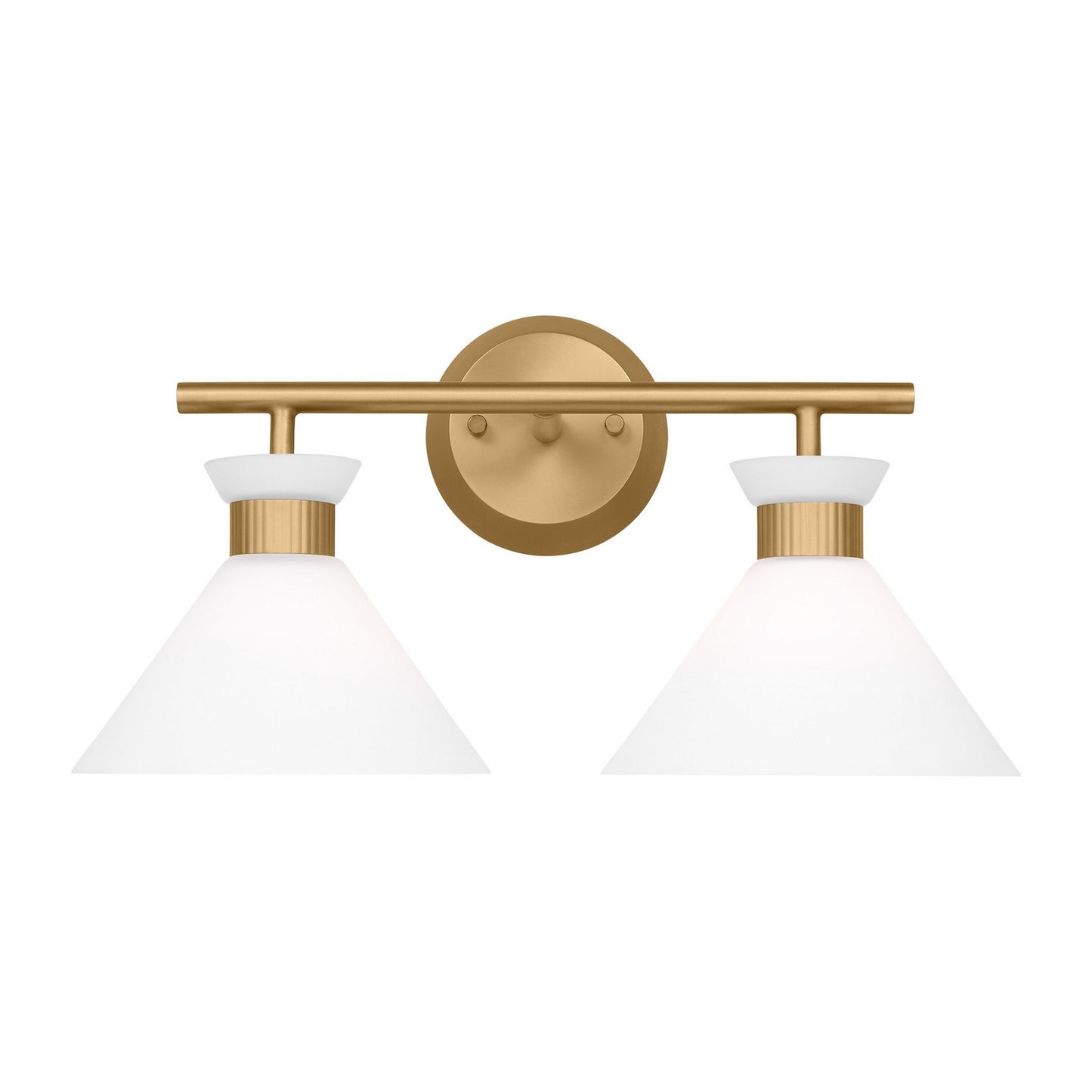 Belcarra Two Light Bath in Satin Brass