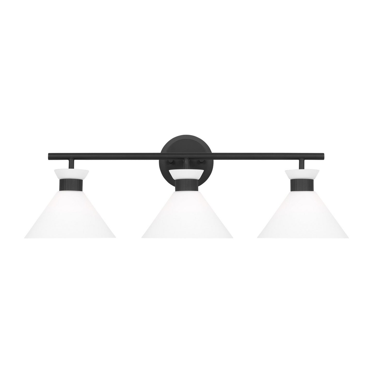 Belcarra Three Light Bath in Midnight Black