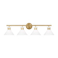 Belcarra Four Light Bath in Satin Brass