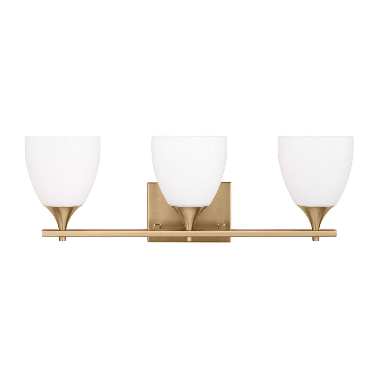 Toffino Three Light Bath in Satin Brass