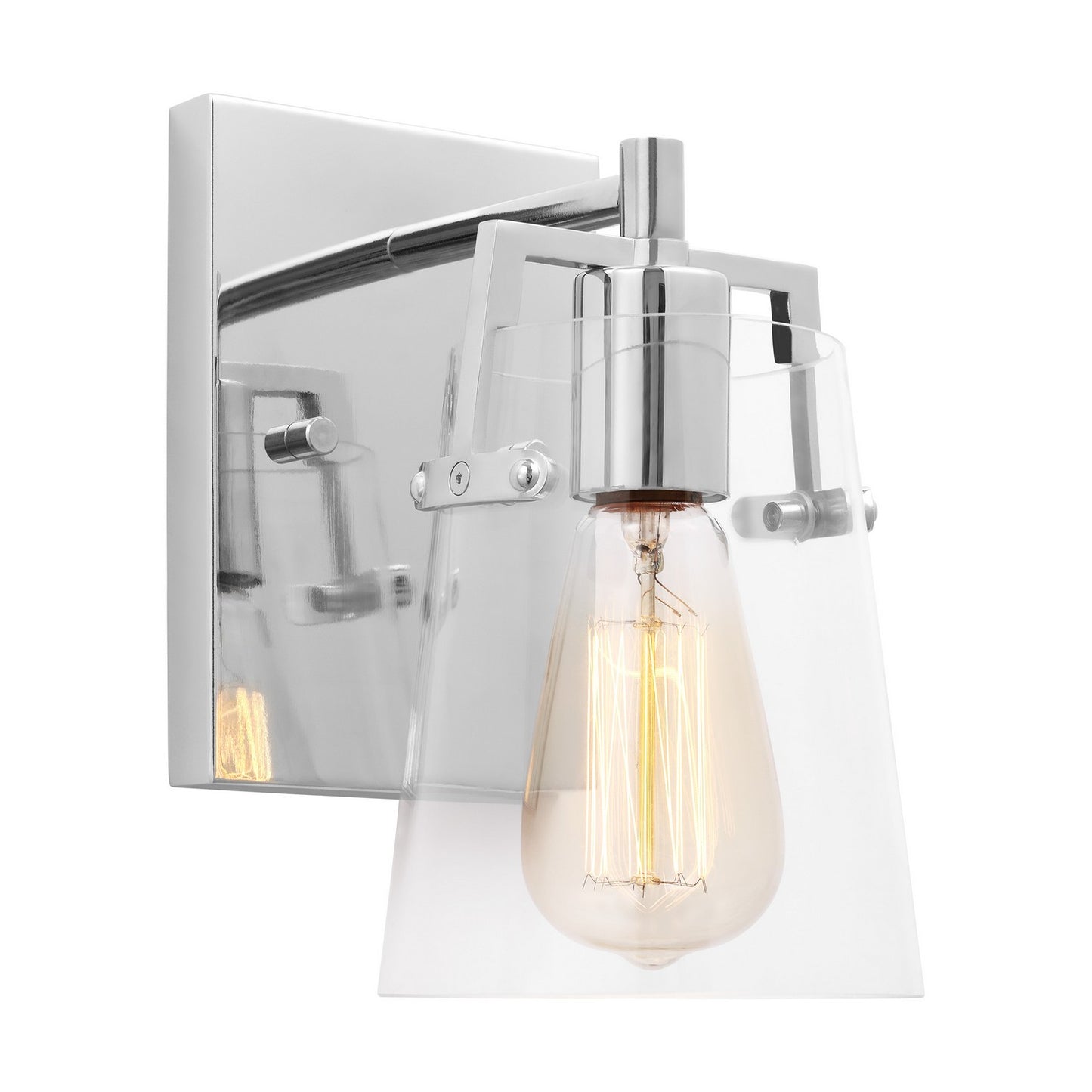 Crofton One Light Wall Sconce in Chrome