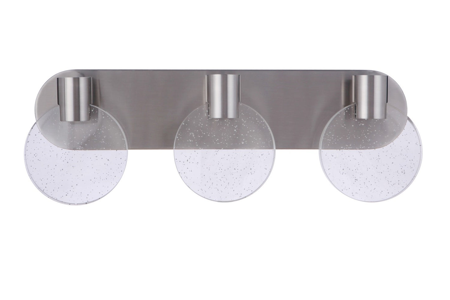 Glisten LED Vanity in Brushed Polished Nickel