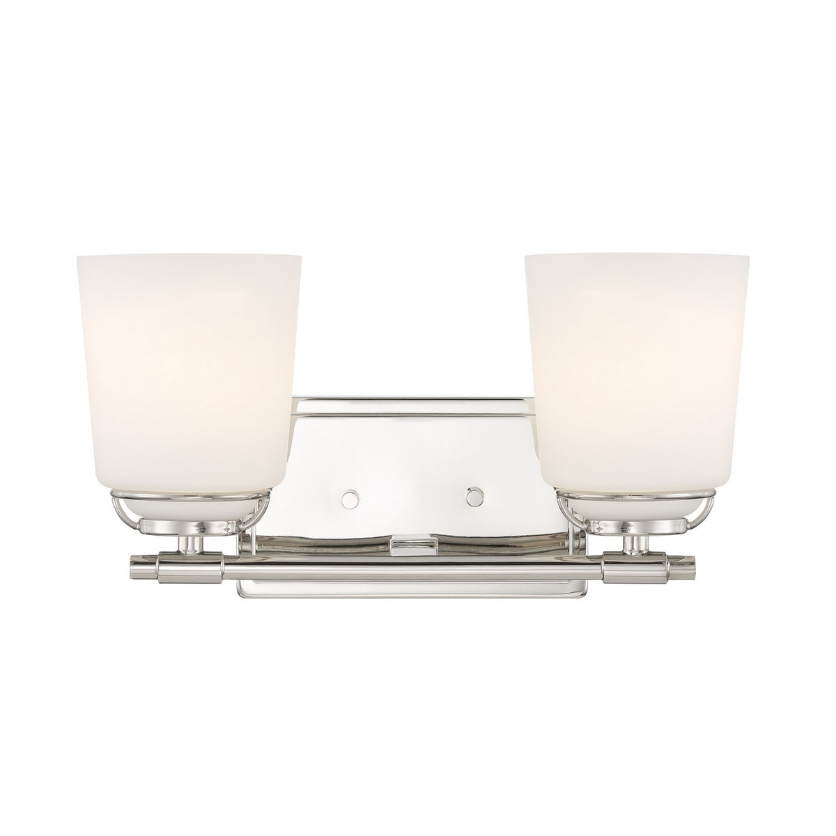 Stella Two Light Vanity in Polished Nickel