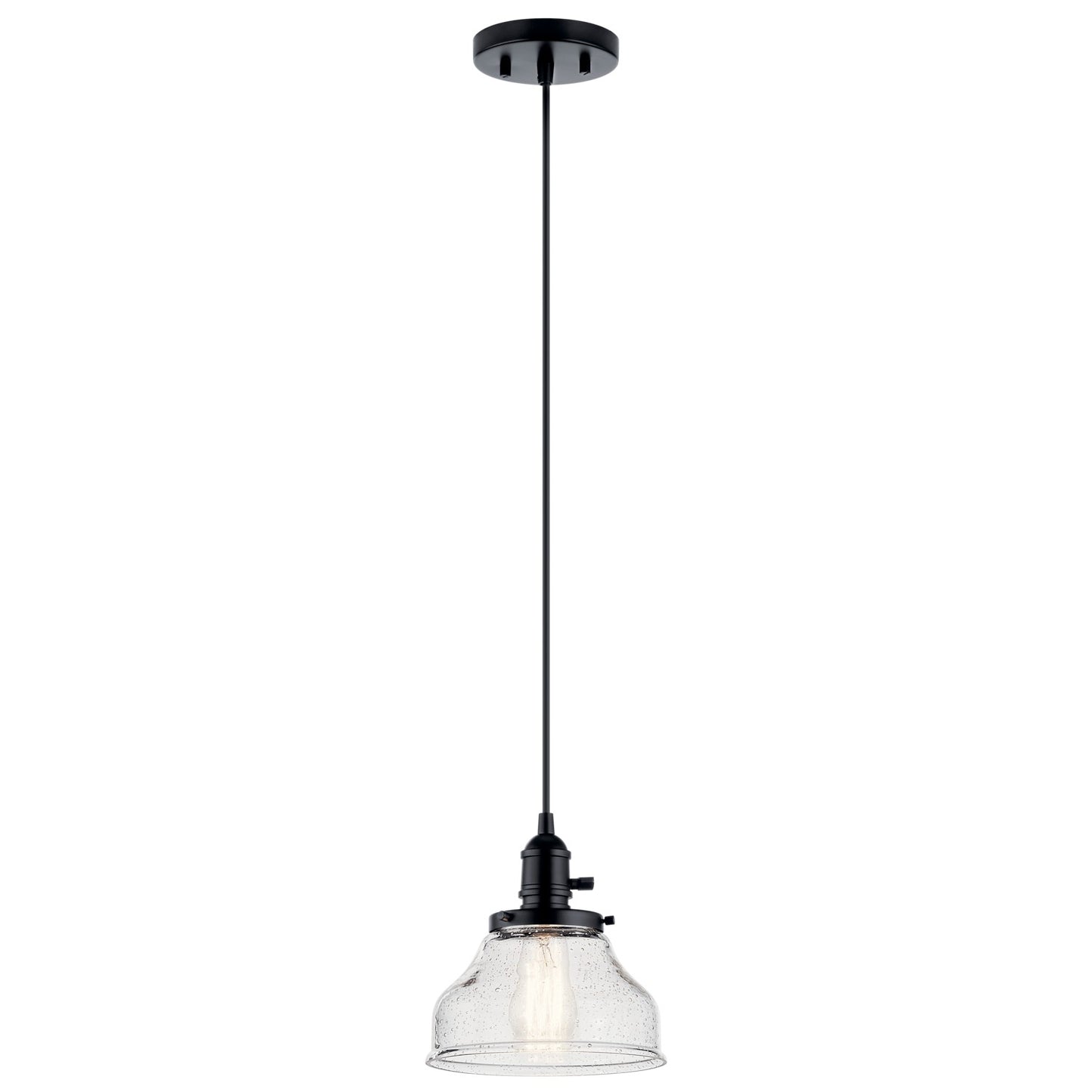 Avery One Light Mini Pendant in Black