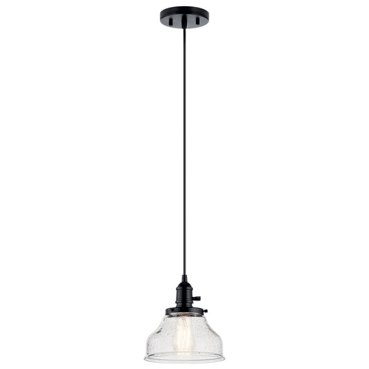 Avery One Light Mini Pendant in Black