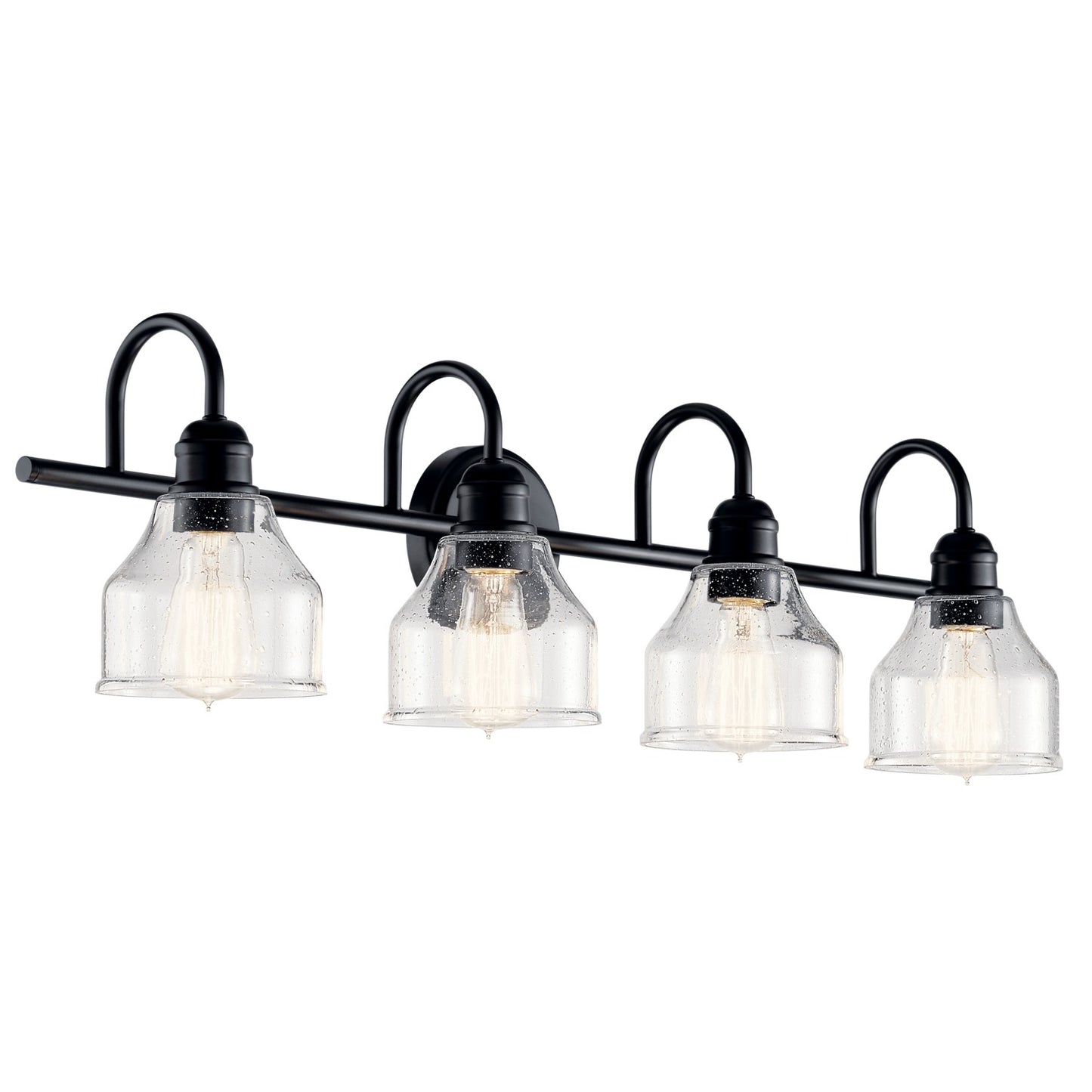 Avery Four Light Bath in Black