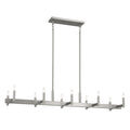 Erzo Ten Light Linear Chandelier in Satin Nickel