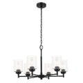 Winslow Six Light Chandelier in Black