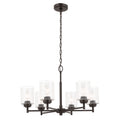 Winslow Six Light Chandelier in Bronze