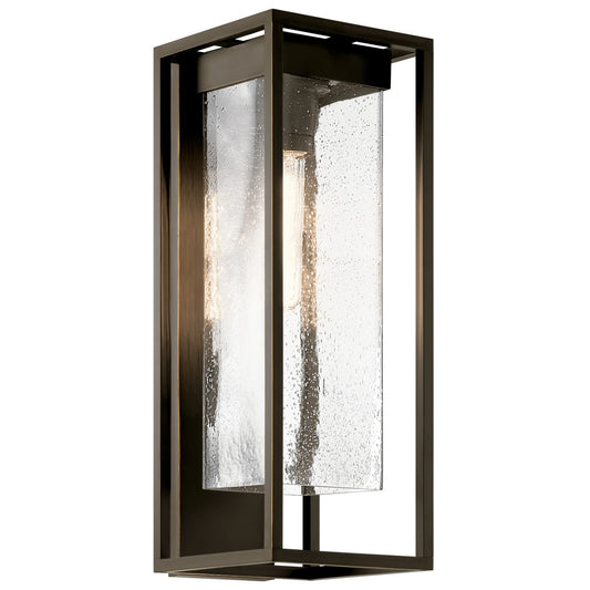 Mercer One Light Outdoor Wall Mount in Bronze