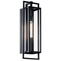 Goson One Light Outdoor Wall Mount in Black
