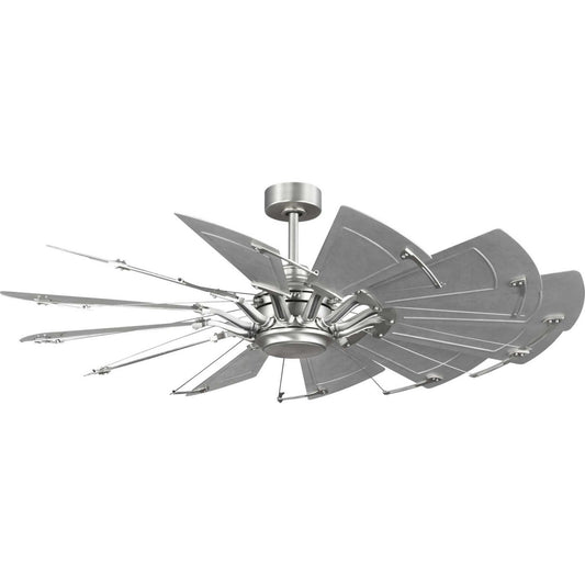 Springer II 60" Ceiling Fan in Antique Nickel