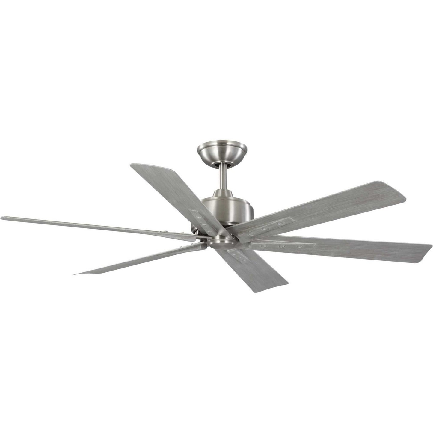 Progress Lighting - P250100-009 - 56" Ceiling Fan - Brazas - Brushed Nickel