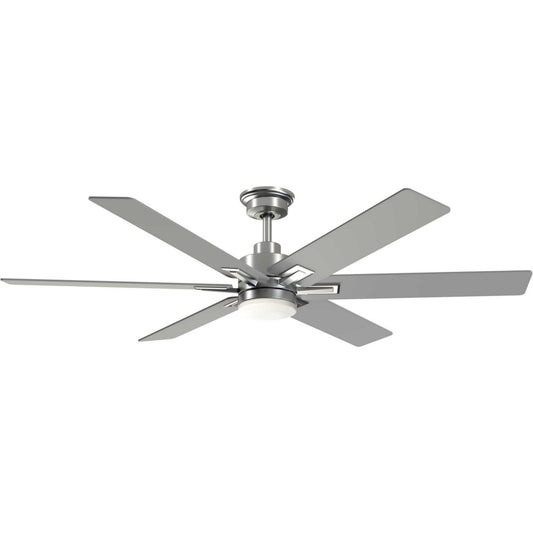 Progress Lighting - P250103-009-CS - 60" Ceiling Fan - Dallam - Brushed Nickel