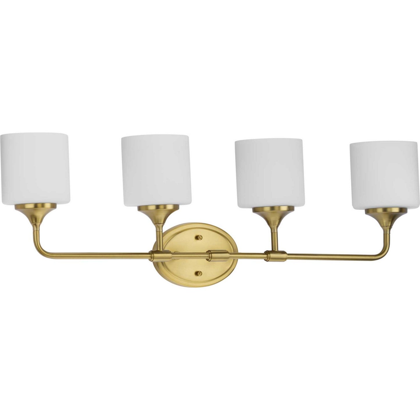 Lynzie Four Light Bath in Brushed Gold