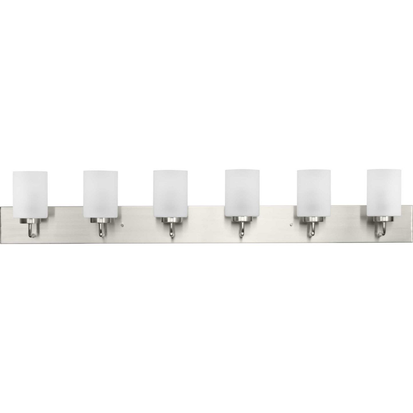 Merry Six Light Bath in Brushed Nickel