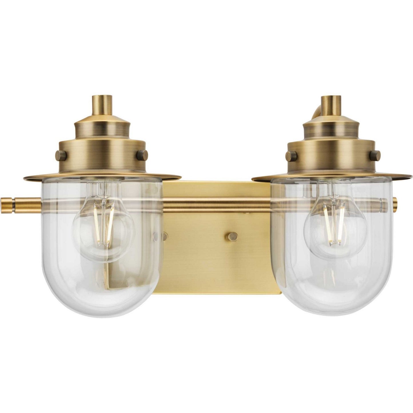 Northlake Two Light Bath in Vintage Brass