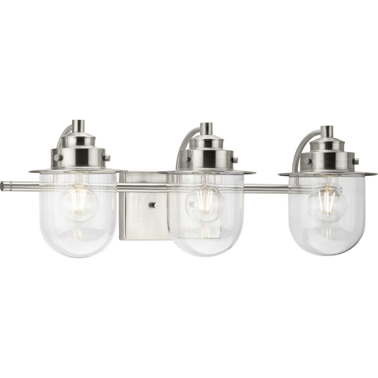 Northlake Three Light Bath in Brushed Nickel