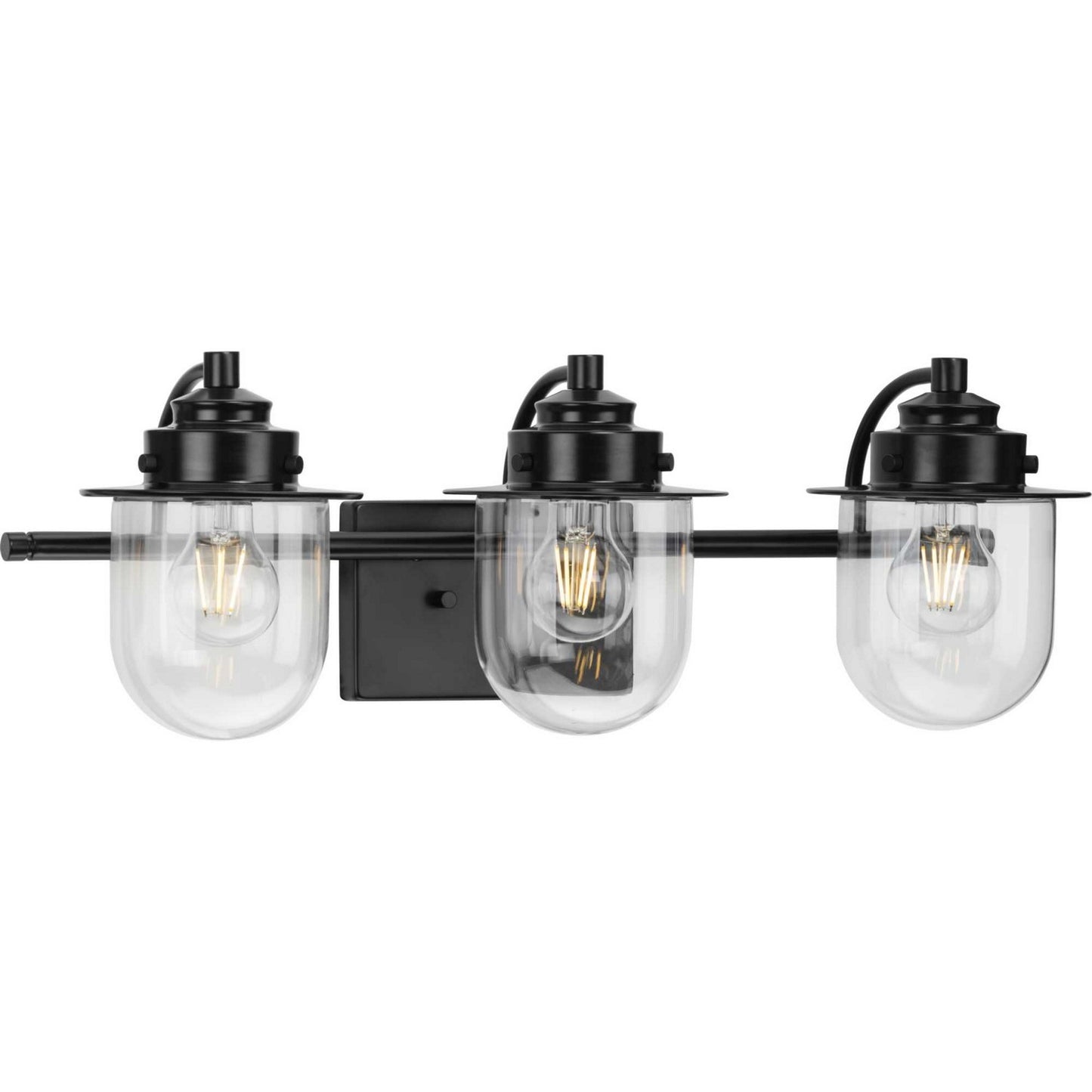 Northlake Three Light Bath in Matte Black