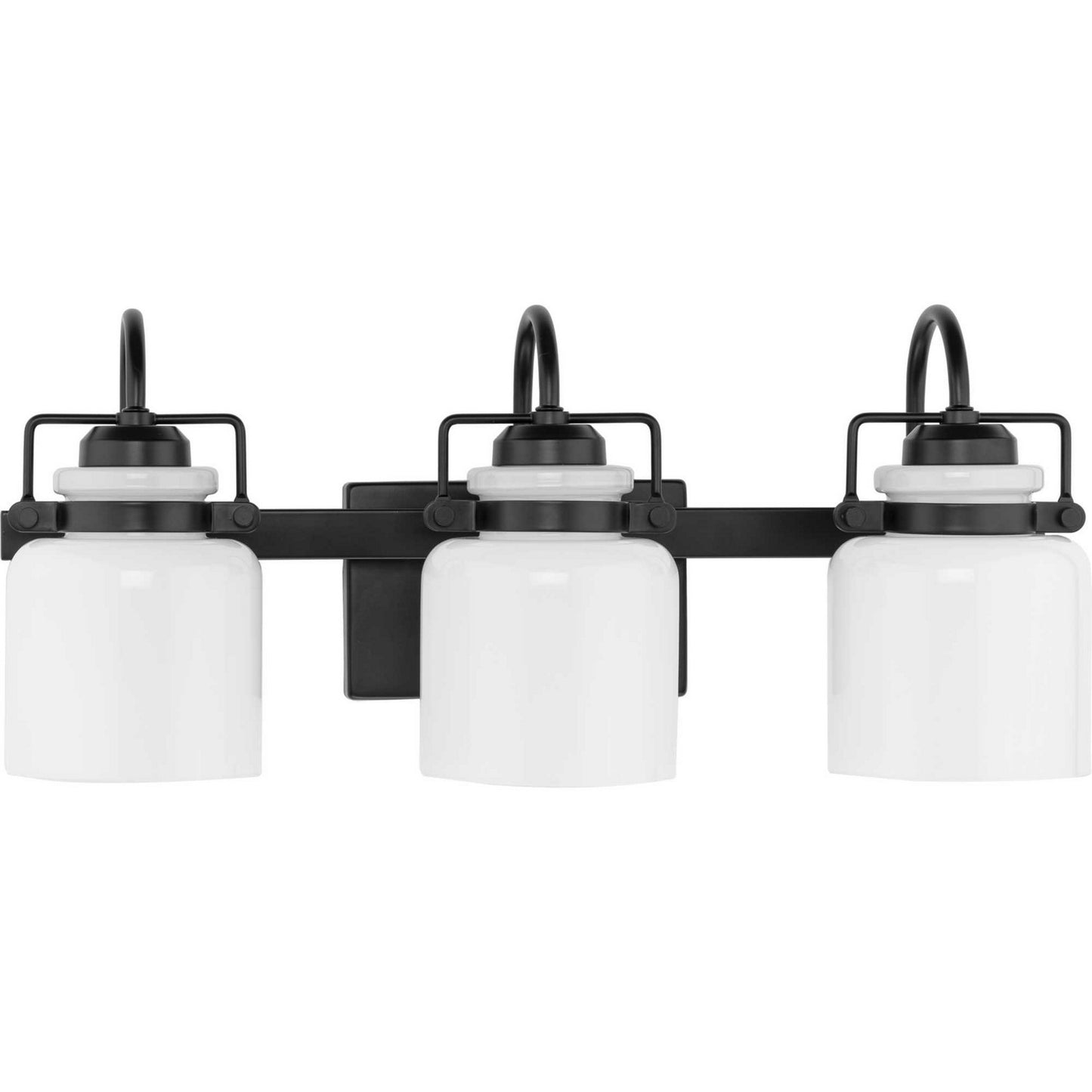Fessler Three Light Bath in Matte Black