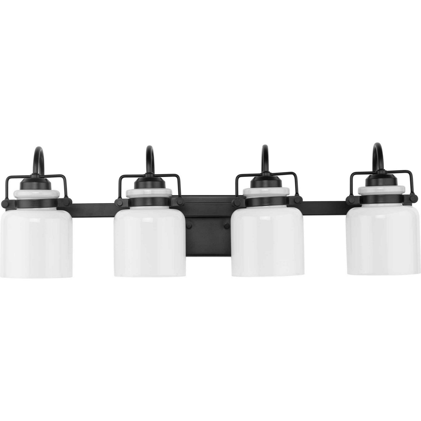 Fessler Four Light Bath in Matte Black