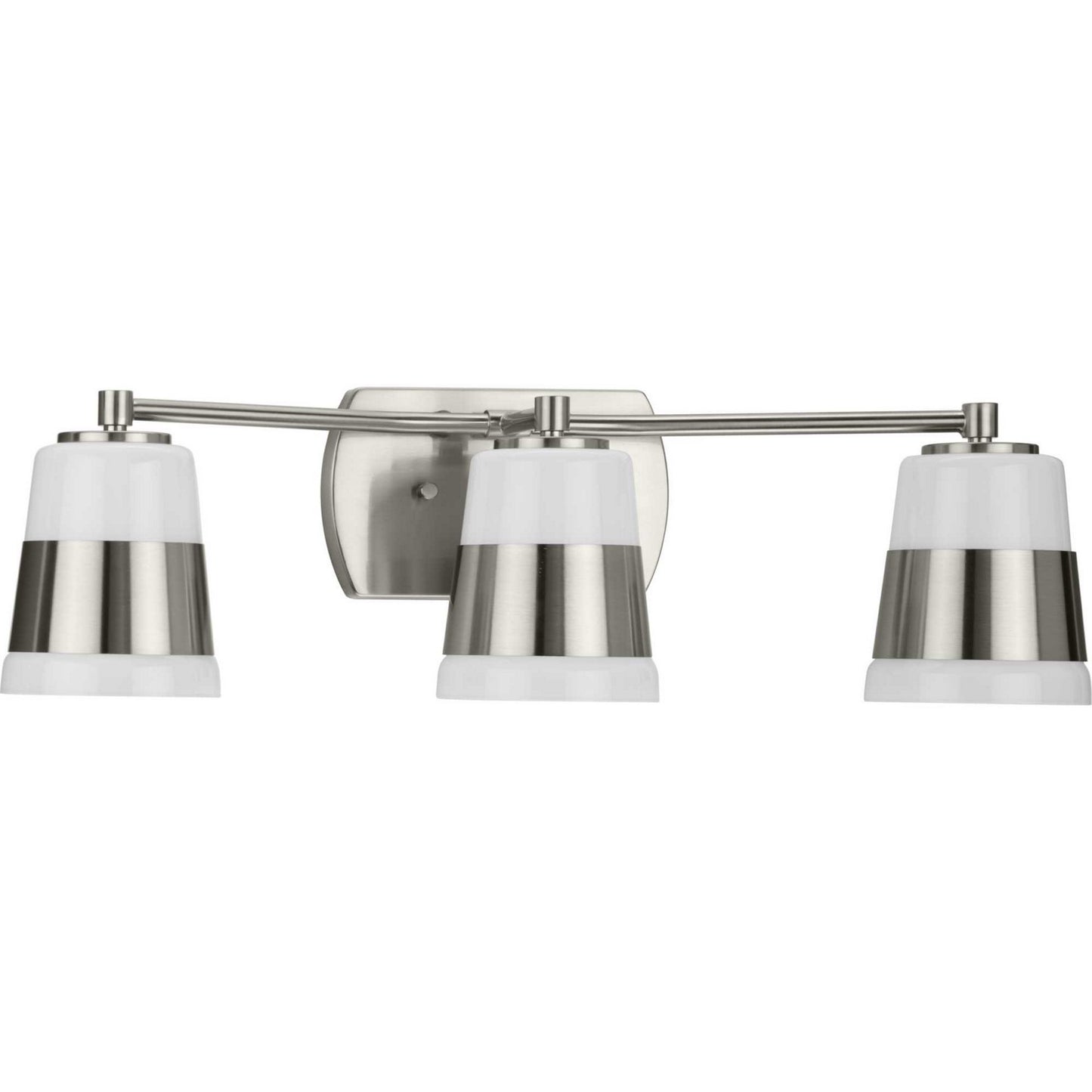 Haven Three Light Bath in Brushed Nickel