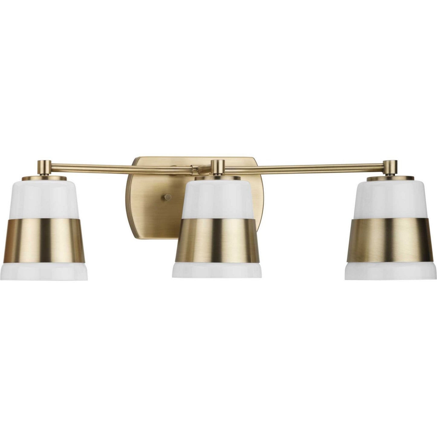 Haven Three Light Bath in Vintage Brass