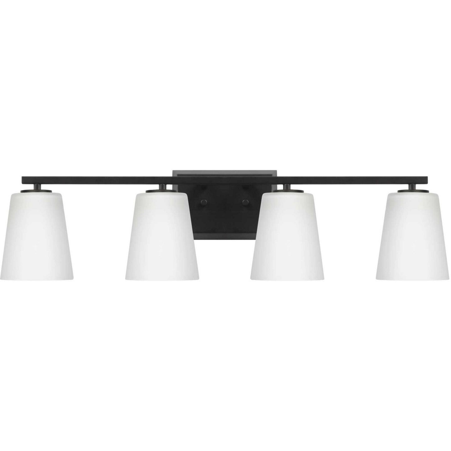 Vertex Four Light Bath in Matte Black