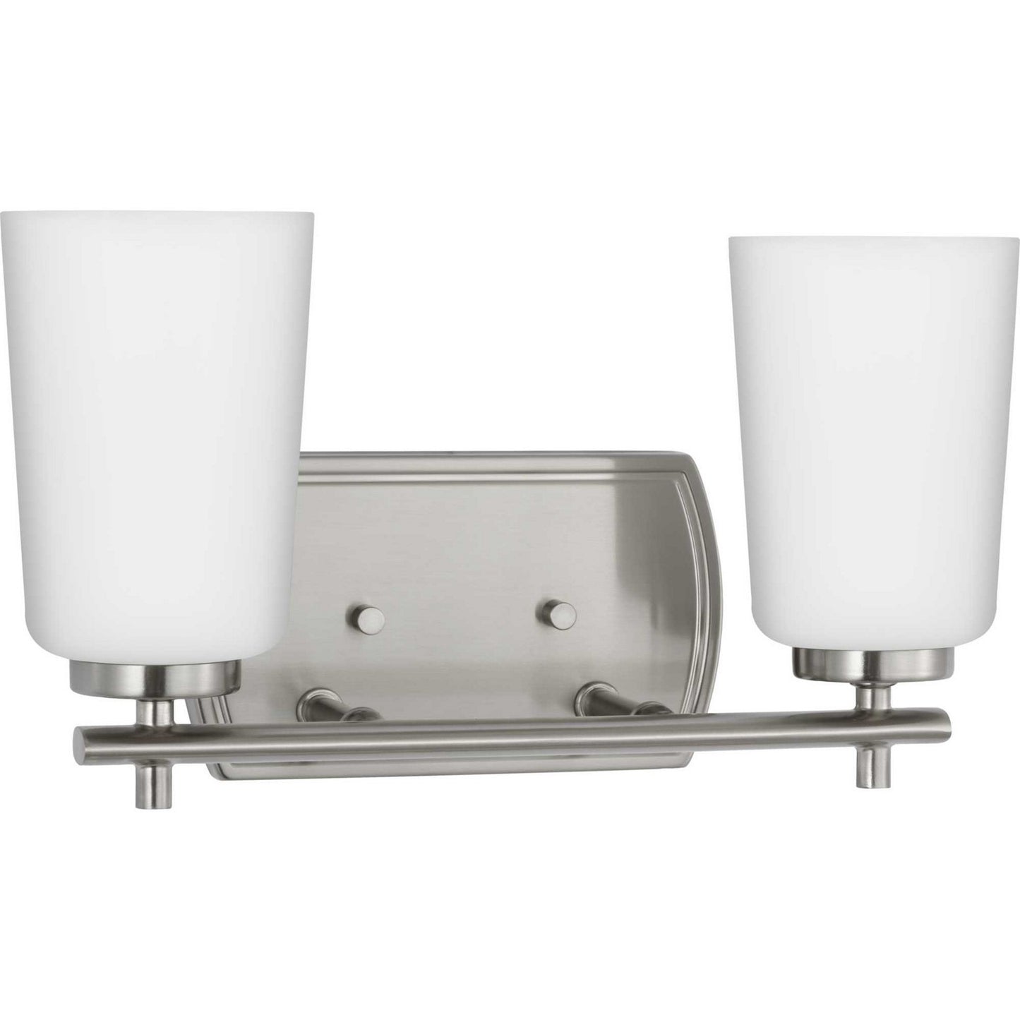 Adley Two Light Bath in Brushed Nickel
