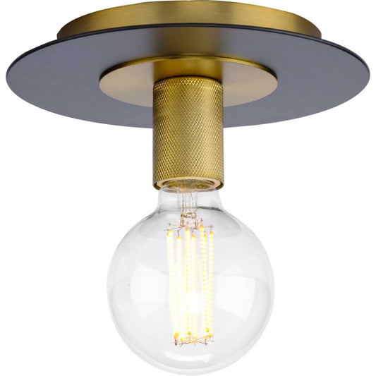 Trimble One Light Flush Mount in Brushed Bronze