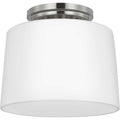 Progress Lighting - P350260-009 - One Light Flush Mount - Adley - Brushed Nickel