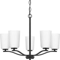 Progress Lighting - P400350-31M - Five Light Chandelier - Adley - Matte Black
