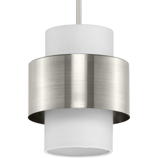 Silva One Light Pendant in Brushed Nickel