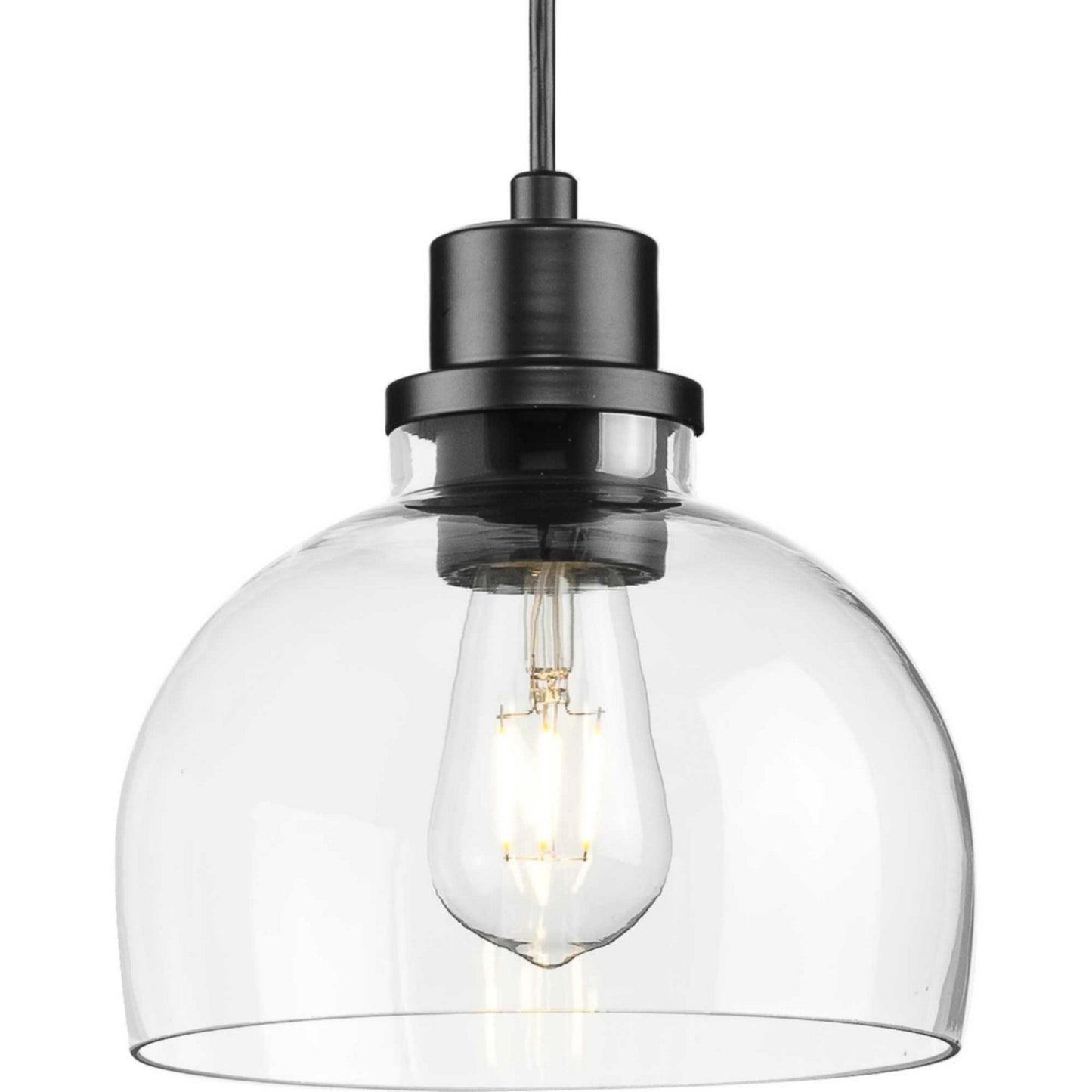 Progress Lighting - P500405-31M - One Light Mini Pendant - Garris - Matte Black