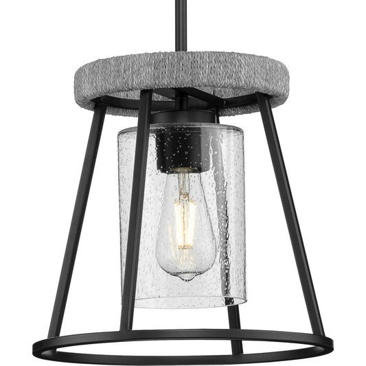 Laramie One Light Pendant in Matte Black