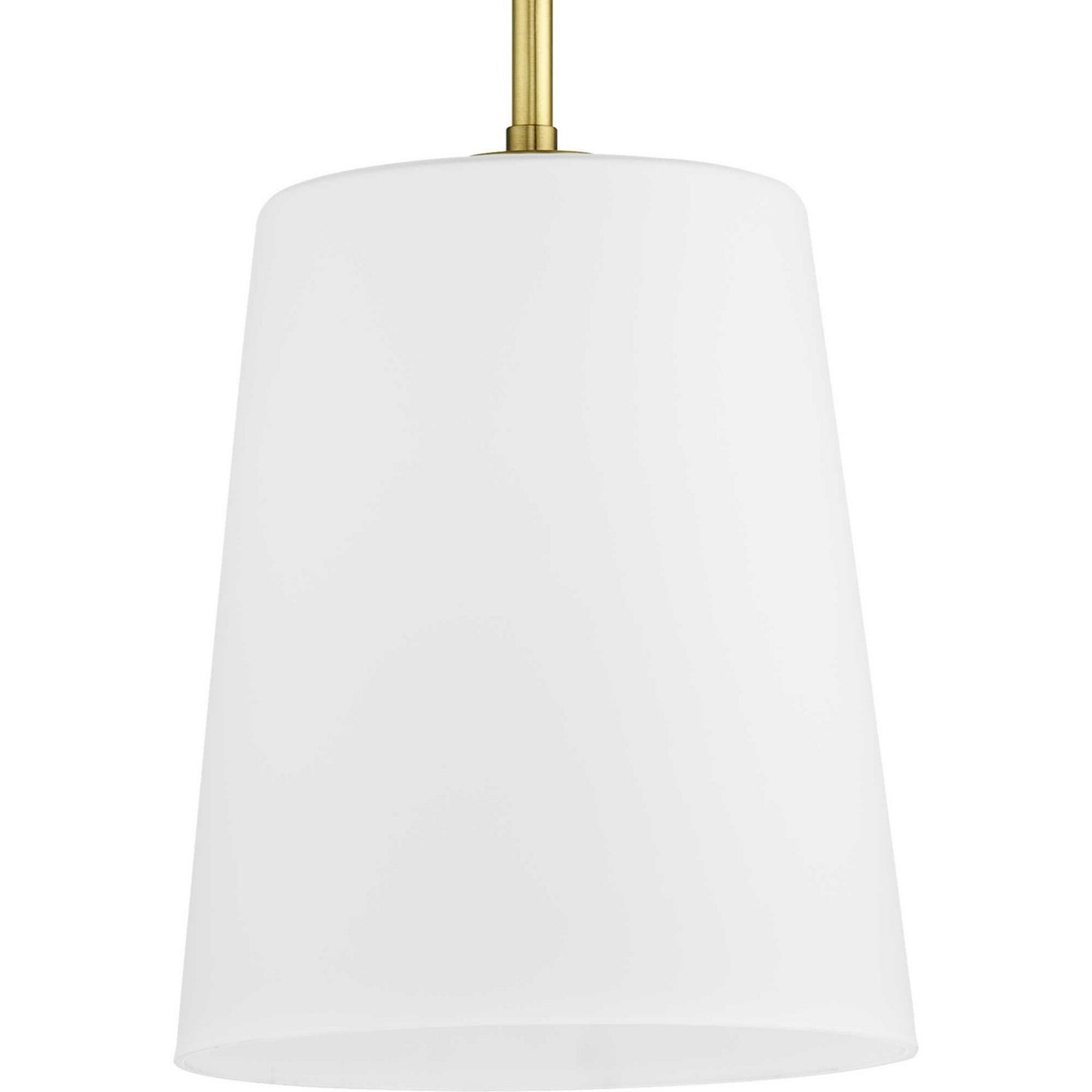 Clarion One Light Pendant in Satin Brass