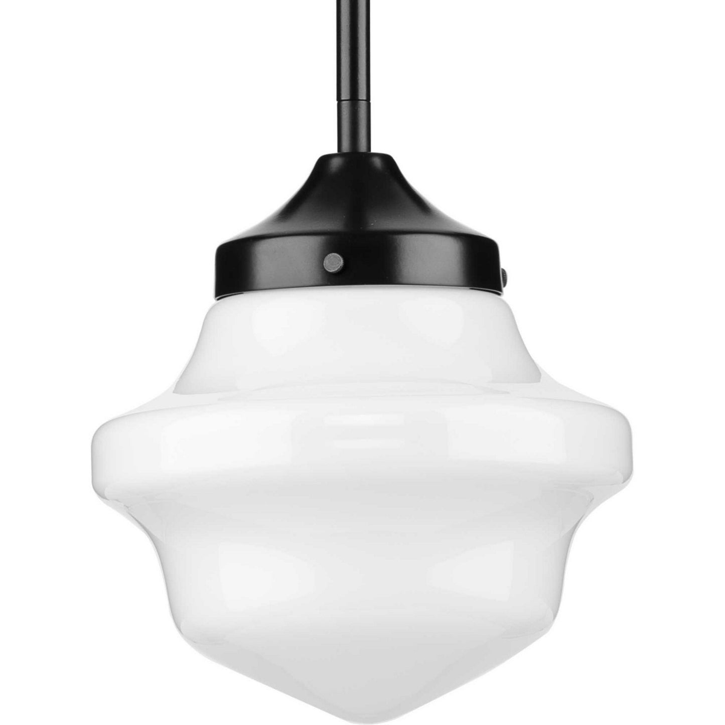 Progress Lighting - P5196-31M - One Light Pendant - School House - Matte Black