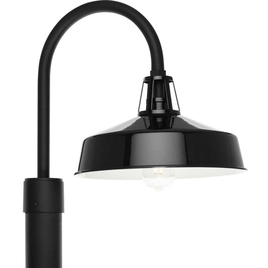 Cedar Springs One Light Outdoor Post Lantern in Black