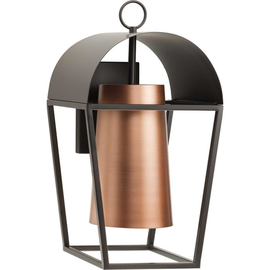 Hutchence One Light Outdoor Wall Lantern in Antique Bronze