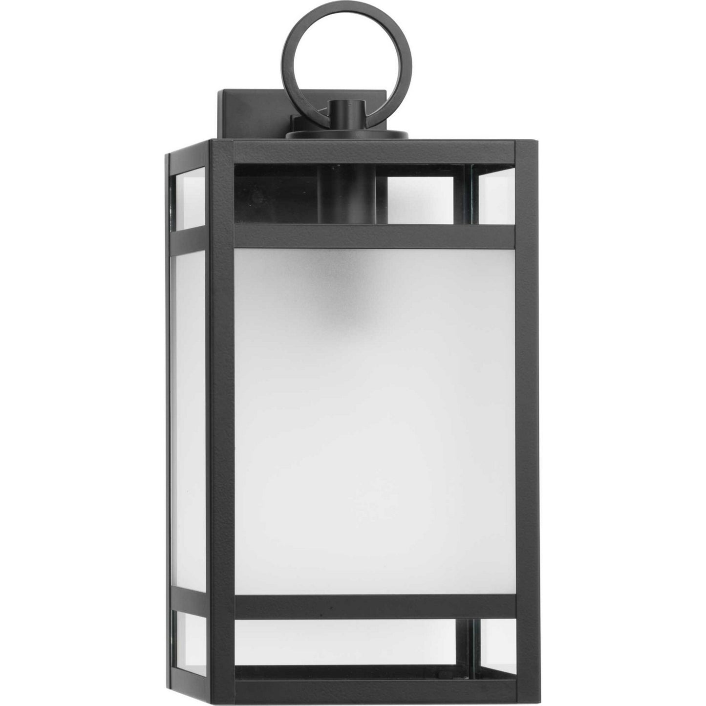 Parrish One Light Outdoor Wall Lantern in Matte Black