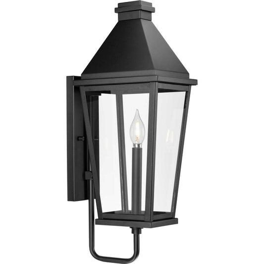Richmond Hill One Light Outdoor Wall Lantern in Black