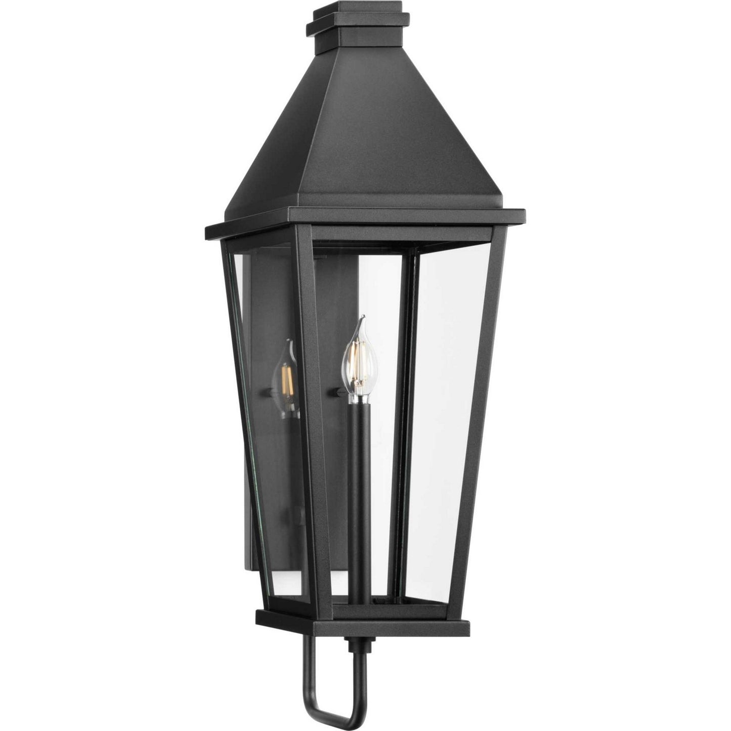 Richmond Hill One Light Outdoor Wall Lantern in Black