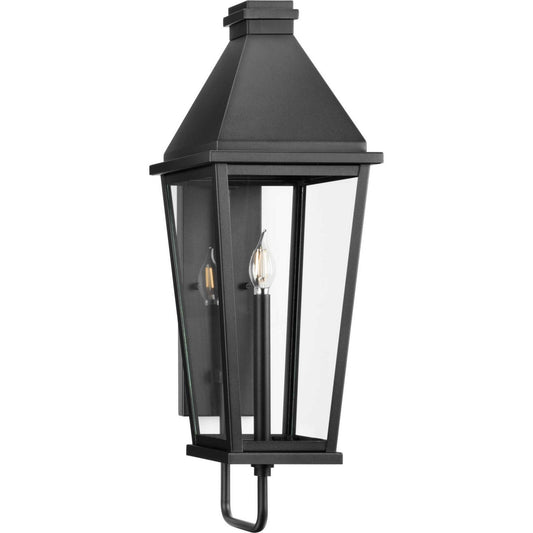 Richmond Hill One Light Outdoor Wall Lantern in Black