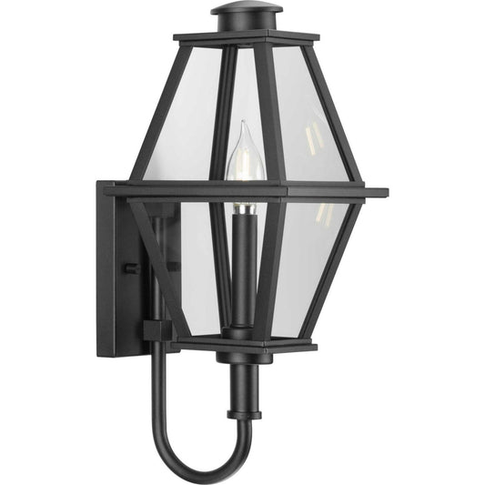 Bradshaw One Light Outdoor Wall Lantern in Black